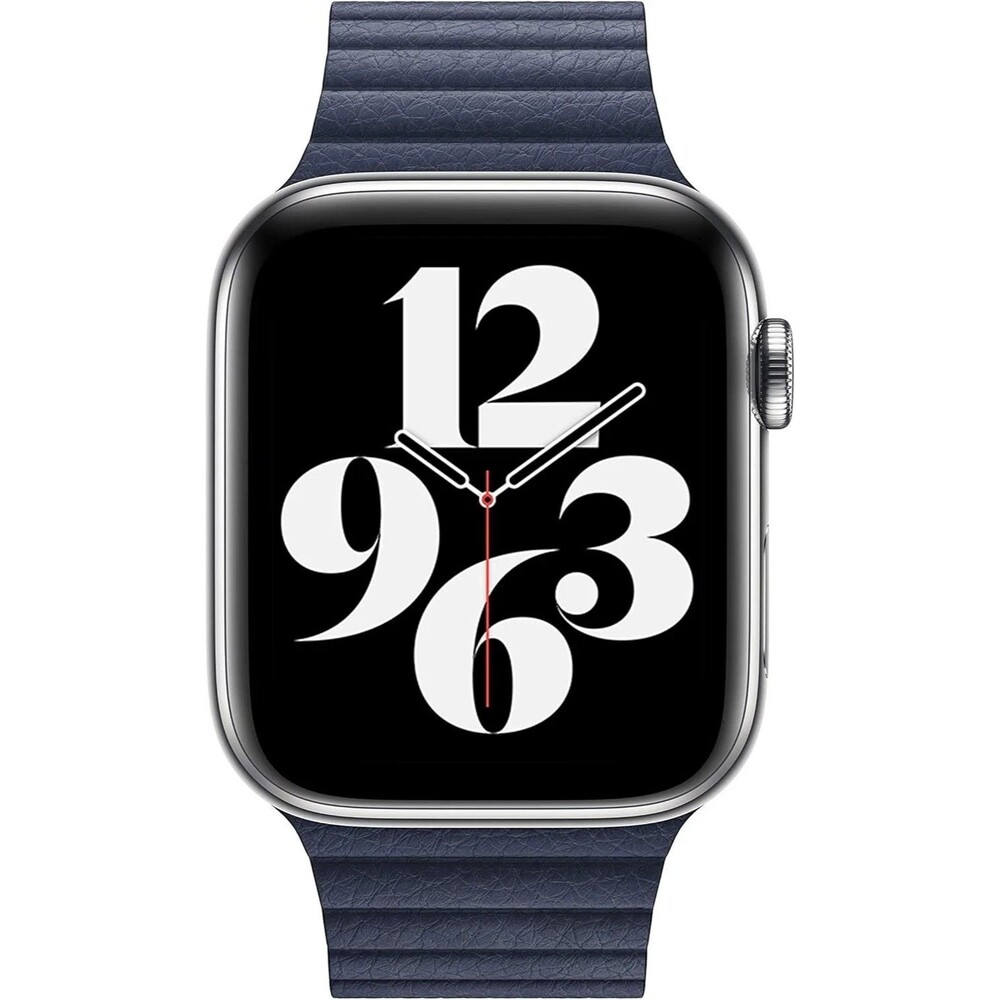 Kate Spade New York Navy Leather Apple Watch Band 16mm 38 40 41mm New